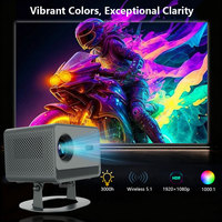 Projecteur intelligent portable M10PLUS Full HD 720P 300 ANSI 4K WiFi 6 double bande 2.4G+5G Android 13 Bluetooth 5.2 pour la maison intelligente