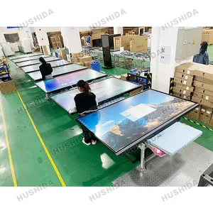 HUSHIDA Wholesale OEM 4K Lcd Screen Smart Digital Whiteboard 65 75 86 100 110 Inch Smart Interactive Board For Sale