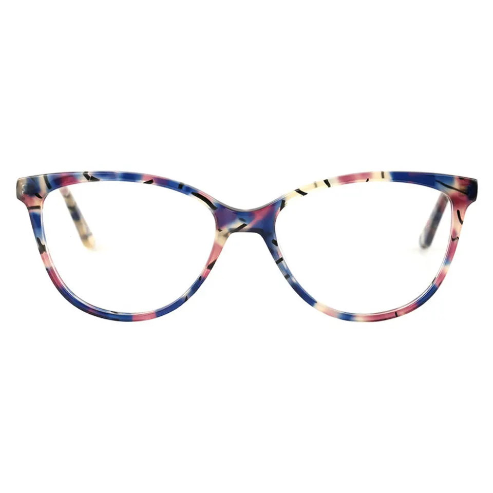 G3008 custom high quality cat eye eyeglasses frames fashion men women acetate eyewear optic glasses frames