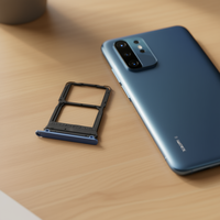 Penggantian Baki Kartu SIM untuk Mi 10 5G-Aluminium Alloy Biru