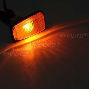 1/2PC Feu de position latéral 12V, clignotant répétiteur compatible Peugeot 106 306 406 806 632567, pièces auto, feux de signalisation - Product Image 3