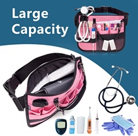 Sac de ceinture pour infirmière avec porte-ruban, sac de ceinture pour infirmière, sac de ceinture pour outils pour ciseaux à pansements et fournitures médicales