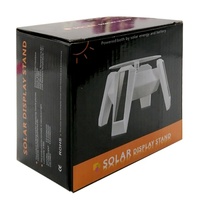 Présentoir solaire à Led blanches, rotation à 360 degrés, lumière blanche, livraison gratuite