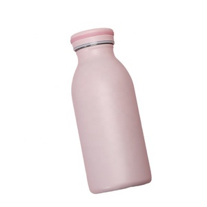 Sevimli Bir Kız Çocukları İçin Makaron Rengi Metal Termos Bardak, Öğrenciler İçin Paslanmaz Çelik Su Bardağı ve Taze Süt Şişesi - Product Image 6