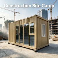 Casa Prefabricada Modular Desmontable con Estructura de Encaje Macho y Hembra para Alojamiento de Personal de Campos Petroleros y Campamentos FIFO