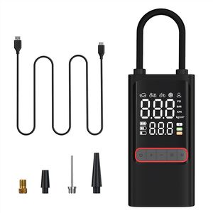 타이어 펌프 디지털 ATJ-003 전기 자동차 스마트 자동 자전거 오토바이 2024 타이어 공기 팽창기 전원 표시기 미니 휴대용 - Product Image 1