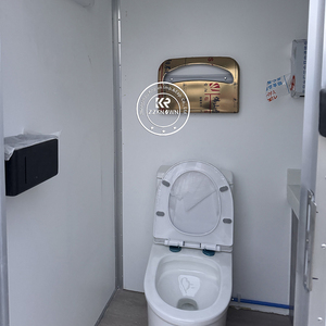Moderno di lusso portatile wc Wedding roulotte durevole in acciaio Mobile bagno di lusso portatile Mobile bagno - Product Image 4