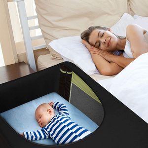 Cubierta de tienda de campaña al aire libre, tienda opaca elástica para interior, portátil, juego para dormir, cómoda, cama antimosquitos, <span class=keywords><strong>cuna</strong></span> de bebé, cubierta de cama con oscurecimiento - Product Image 6
