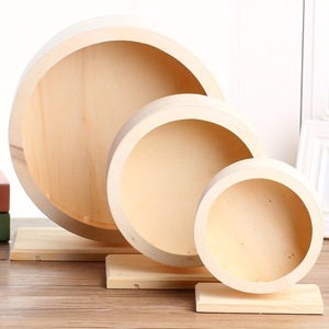 Roue d'exercice silencieuse en bois pour petits animaux, tapis roulant d'activité pour hamster, jouet de cage - Product Image 3