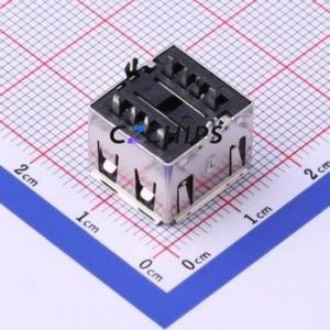 907-412A1021Y10210 <b>USB</b> <b>Connector</b> Through hole Component (THT) <b>Connector</b> Type-A <b>USB</b> 2.0 Female Through Hole - Product Image 2