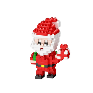 Quà Tặng Phổ Biến Giáng Sinh Người Tuyết Santa Moose Loạt Nhựa Nhỏ Hạt Xây Dựng Khối Tự Làm Lắp Ráp Trẻ em' Thông Minh Đồ Chơi - Product Image 4