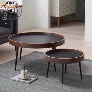 Nordic semplice Black Ins <span class=keywords><strong>Mobile</strong></span> di lusso Design noce tavolino da <span class=keywords><strong>salotto</strong></span> per piccolo appartamento - Product Image 1