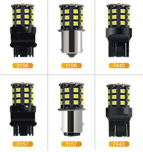 <span class=keywords><strong>LED</strong></span> T20 <span class=keywords><strong>P21w</strong></span> Ba15s T25 7443 7440 3156 3157 indicatore di direzione luce del freno 1157 1156 <span class=keywords><strong>Led</strong></span> lampadine 2835 33smd <span class=keywords><strong>LED</strong></span> per auto - Product Image 6