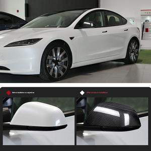 ELANG Sports 2025 Juniper pour <span class=keywords><strong>Model</strong></span> Y, revêtement en fibre de carbone, kits intérieurs, caméra latérale arrière <span class=keywords><strong>Tesla</strong></span>, véritable Highland <span class=keywords><strong>HW</strong></span> 4.0 - Product Image 4