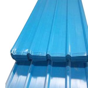 Tôle d'acier PPGI pré-peinte Prime Panneau de toit ondulé de 0.45mm pour panneau sandwich et murs de construction - Product Image 1