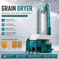 Séchoir à Grains Portable Automatique à Température Contrôlée, Propulsé par Moteur Diesel, pour la Vente – Séchage du Riz, du Maïs et du Blé