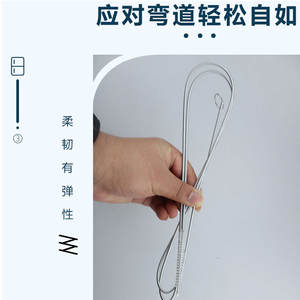 Cepillo Limpiador de Drenaje para Refrigerador Doméstico, Herramienta Eficaz para Tuberías de Agua, para Limpieza de Obstrucciones en Compartimentos - Product Image 5