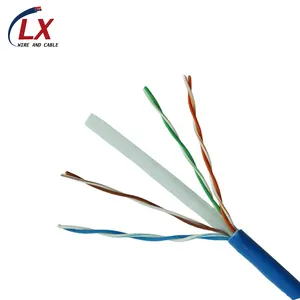 4 Twisted Pair Massief Koper Utp Stp ftp Sftp Cat6 Cat 6 Cat6a Cat 6a Netwerk Lan Ethernet Netwerk Buitenkabel 305M Per Spoel