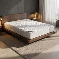 Matelas de luxe 5 étoiles pour hôtel, matelas en mousse roulé en boîte, matelas à ressorts ensachés indépendants pour hôtel, double anti-affaissement, vente en gros d'usine