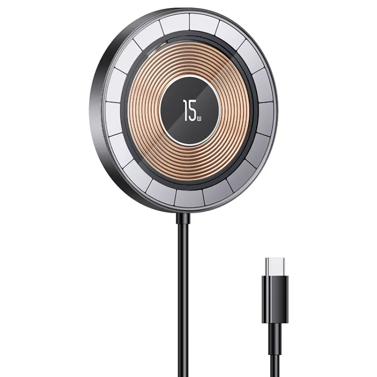 Wholesale 15W Usb-C Universal Portable Slim Magnetic Android Qi Fast Wireless Charger Pad Magic Array Wireless Charging Receiver