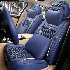 Housses de siège de voiture universelles imperméables de haute qualité YLC 2025, personnalisées, quatre saisons, en cuir, ensemble complet de 5 pièces - Product Image 4