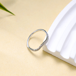 14K Solid White Gold Natural Diamonds Eternity Band <b>Ring</b> Brilliant Cut Prong Setting Women's Classic Wedding Party Luxury - Product Image 5