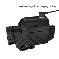 Batterie rechargeable compacte intégrée combo de visée laser rouge tactique avec combo de visée laser à lumière led de chasse