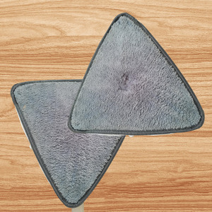 Triangular <b>Mop</b> Cloth <b>Microfibre</b> Fabric Self Wringer Home Cleaning Replacement Head - Product Image 1