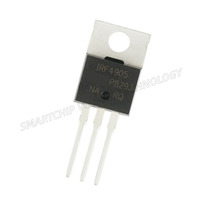 Nuevo MOSFET IRF4905PBF TO-220 de Canal P Original, -55V/-74A, FET de Montaje a Placa