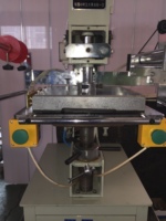 Presse à chaud pneumatique semi-automatique HG WT-19, pression 2T, plateau de travail 320x400mm pour bouteilles en verre, cuir, logo en relief à chaud