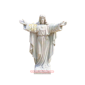 Escultura de Arte en Piedra de Mármol de Jesús de Tamaño Real, Diseño Moderno, para Decoración de Iglesia, Catedral, Exterior, Personalizada - Product Image 5