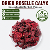 Calyx de Roselle Hibiscus Sabdariffa L. Luoshenhua séché à basse température, qualité supérieure, en vrac