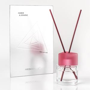 MescenTe Rose & Saffron Reed <b>Diffuser</b> Home Fragrance <b>Essential</b> <b>Oil</b> Air Freshener - Product Image 3