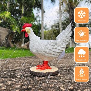 Ngoài trời độc đáo 3D LED trứng gà điêu khắc năng lượng mặt trời vườn đèn cho Giáng sinh Tạ Ơn thu nhỏ cho trong nhà sử dụng ngoài trời - Product Image 4