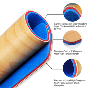 Suelo Laminado Sintético de Fábrica, Vinilo PVC Ignífugo, Absorción de Impactos, Impermeable, Moderno, <span class=keywords><strong>para</strong></span> Canchas de Baloncesto Interiores - Product Image 4