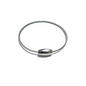 YIWANG DIY 1.0x120mm Lock Stainless Steel Wire Keychains Screw Lock <b>Ring</b> - Product Image 2