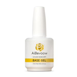 एबेवोओ निजी लेबल uv नेल जेल 15 मिली बोतलों में मुफ्त नमूना रंग रबर बेस कोट जेल की आपूर्ति करता है - Product Image 6