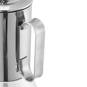 Cafetera <span class=keywords><strong>moka</strong></span> de acero inoxidable, 6 tazas, adecuada para todas las placas, con un diseño atractivo - Product Image 3