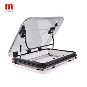 Prix de gros avantageux pour lanterne de toit de camping-car 700*500mm avec store enrouleur et moustiquaire avec éclairage LED pour conversion de caravane - Product Image 2