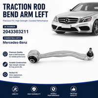 Barra de Tracción Premium con Brazo Curvo Izquierdo, Piezas de Repuesto para Automóviles Mercedes Benz, Conector de Ajuste Perfecto OE 2043303211