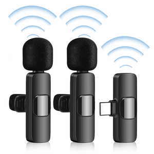 De Buena <span class=keywords><strong>Calidad</strong></span> 2 en 1 Solapa K9 Micrófono Inalámbrico Grabación Portátil Mini Micrófono con Los <span class=keywords><strong>Mejores</strong></span> Precios - Product Image 3