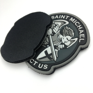 3D de transferencia de calor de silicona etiqueta hecho logotipo en relieve de goma de PVC parche para ropa/bolsa - Product Image 2