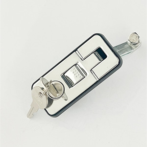Haozheng MS6018Z-2-1 Electrical Cabinet Door <b>Lock</b> Zinc Alloy Flat Lever Spring <b>Lock</b> For Electronic Equipment - Product Image 1