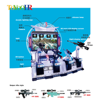 Machine de jeu d'arcade 65 AR Sniper III, simulateur de tir interactif AR pour 4 joueurs, équipement d'arcade vidéo dynamique VR