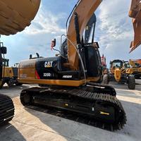 Excavatrice d'occasion CAT 320D2L en bon état, structure de châssis solide et épaissie, durée de vie de service extra longue