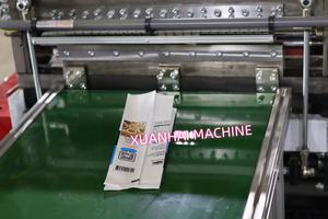 Machine à fabriquer des sacs en papier composite pour sandwichs à fond en V, machine à fabriquer des sacs debout à fermeture centrale pour aliments - Product Image 4
