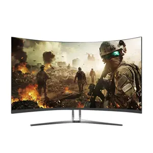 High Quality E-sports Enthusiasts 27/32/34 Inch Monitors 1080P 2k 4k Curved Gaming Monitor