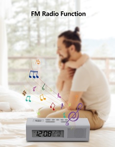 Đồng Hồ Báo Thức Radio Fm Kỹ Thuật Số, Đèn Pin Hiển Thị Nhiệt Độ Thiết Kế Mới 2021 Dành Cho Quà Tặng Học Tập Cho Trẻ Em - Product Image 5