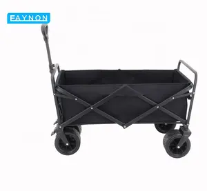 Eaynon Foldable Mesh Beach Trolley Collapsible Wagon Camping Cart Customizable Support For Tools For Beach Camping Oem Supported