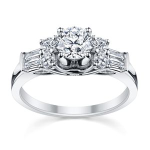 Anillos de Compromiso y Matrimonio Solitario con Diamantes Naturales Certificados para Hombre y Mujer - Product Image 6